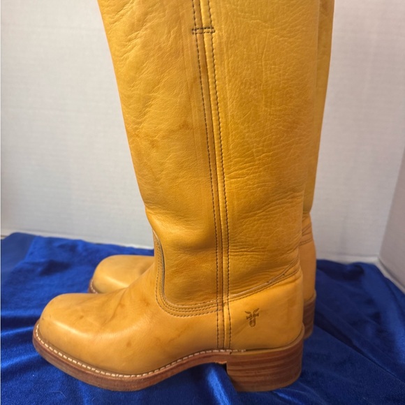 Frye Campus Banana Leather Tall Boots - Picture 4 of 10